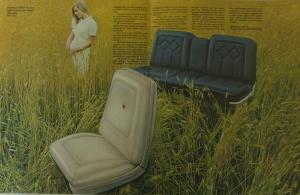 1969 Chrysler Imperial Lebaron and Crown Original Color Sales Brochure Reg Size