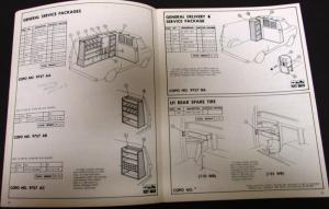 1971 Chevrolet Truck Vans Dealer Brochure Equipment & Fleet Packages Original
