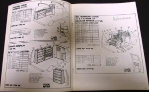 1971 Chevrolet Truck Vans Dealer Brochure Equipment & Fleet Packages Original