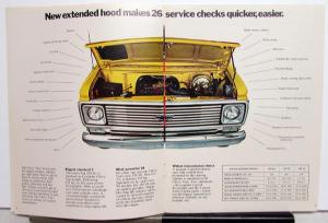 1971 Chevy Van SG & GE 10 20 30 Models Truck Sales Brochure Original