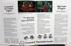 1971 Chevrolet Conventional 40 50 60 Tilt 50 60 Truck Sales Brochure Original