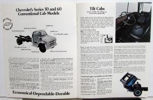 1971 Chevrolet Conventional 40 50 60 Tilt 50 60 Truck Sales Brochure Original