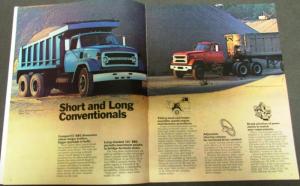 1972 Chevrolet H/D Conventional & Tilt Cab 70 80 90 Truck Brochure Original