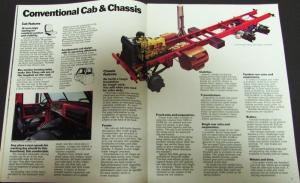 1972 Chevrolet H/D Conventional & Tilt Cab 70 80 90 Truck Brochure Original