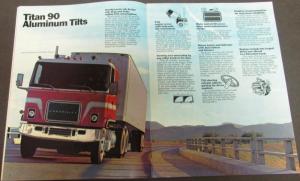1972 Chevrolet H/D Conventional & Tilt Cab 70 80 90 Truck Brochure Original