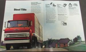 1972 Chevrolet H/D Conventional & Tilt Cab 70 80 90 Truck Brochure Original