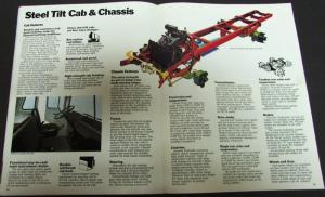1972 Chevrolet H/D Conventional & Tilt Cab 70 80 90 Truck Brochure Original