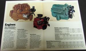 1972 Chevrolet H/D Conventional & Tilt Cab 70 80 90 Truck Brochure Original