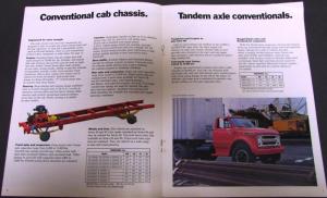 1972 Chevrolet H/D Conventional & Tilt Cab 40 50 60 Truck Sales Brochure Orig
