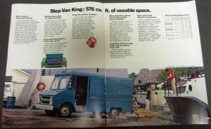 1972 Chevrolet Truck Step-Van Forward Control Chassis Sales Brochure Original