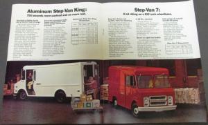 1972 Chevrolet Truck Step-Van Forward Control Chassis Sales Brochure Original