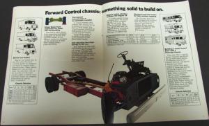 1972 Chevrolet Truck Step-Van Forward Control Chassis Sales Brochure Original