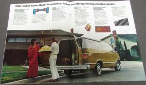 1972 Chevrolet Chevy Van Truck Dealer Sales Brochure Original