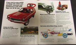 1972 Chevrolet Vega Panel Express Truck Dealer Sales Brochure Original