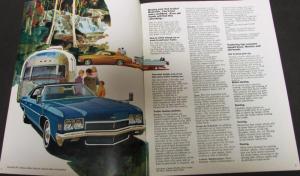 Original 1972 Chevrolet Dealer Sales Brochure Trailering Guide Camper