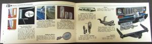 1973 Chevrolet Pickup Blazer Camper Truck Accessories Brochure Original