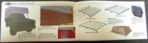 1973 Chevrolet Pickup Blazer Camper Truck Accessories Brochure Original