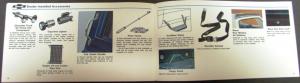 1973 Chevrolet Pickup Blazer Camper Truck Accessories Brochure Original