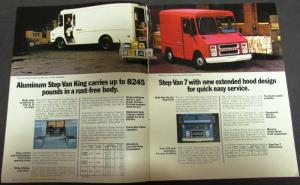 1973 Chevrolet Step Van Forward Control Truck Dealer Sales Brochure Original