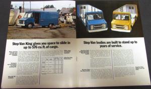 1973 Chevrolet Step Van Forward Control Truck Dealer Sales Brochure Original