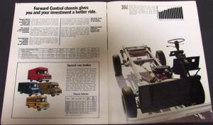 1973 Chevrolet Step Van Forward Control Truck Dealer Sales Brochure Original