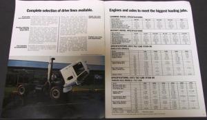 1973 Chevrolet Aluminum Tilt Series 90 Truck Sales Brochure Original
