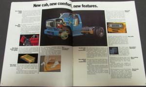 1973 Chevrolet Conventional Series 50 60 65 Tilt Truck Sales Brochure Original