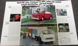 1973 Chevrolet Conventional Series 50 60 65 Tilt Truck Sales Brochure Original