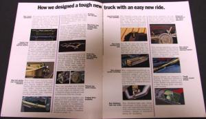 1973 Chevrolet Pickup Fleetside Stepside Crew Cab Truck Dealer Brochure Original
