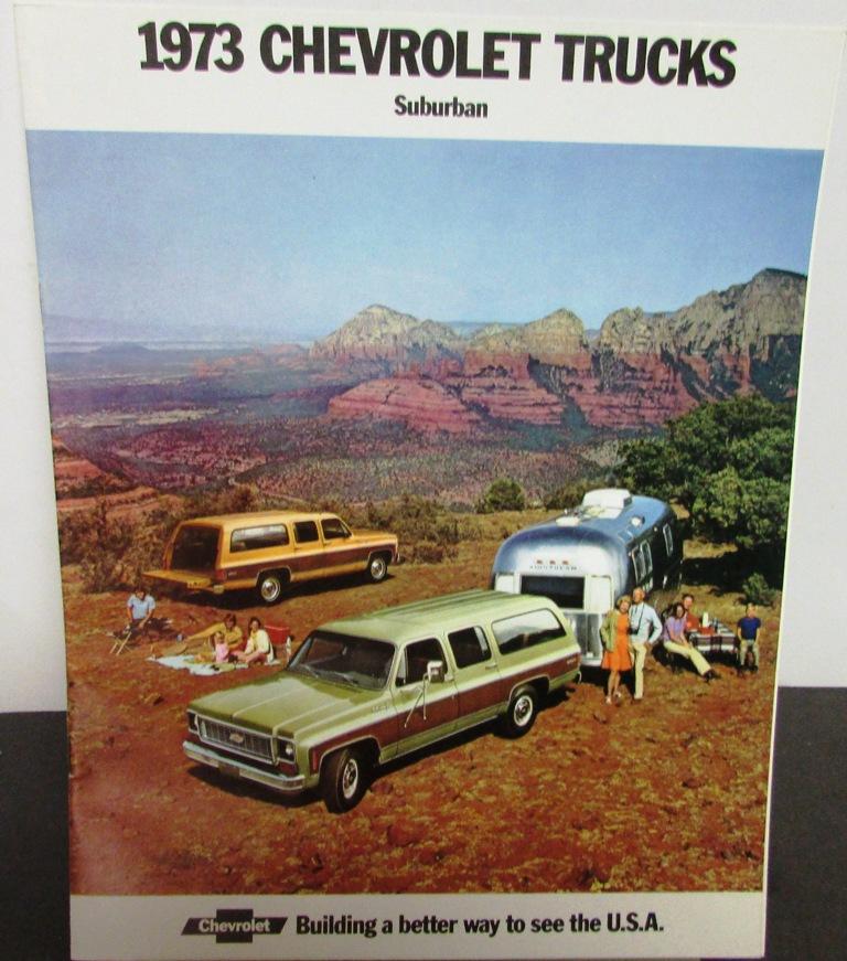 1973 Chevrolet Suburban Truck Dealer Color Sales Brochure Original