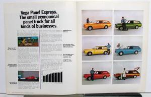 1973 Chevrolet Vega Panel Express Truck Dealer Sales Brochure Original