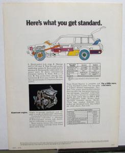 1973 Chevrolet Vega Panel Express Truck Dealer Sales Brochure Original