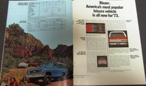 1973 Chevrolet Pickup RV Camper Motor Home Truck Sales Brochure Original