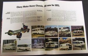 1973 Chevrolet Pickup RV Camper Motor Home Truck Sales Brochure Original