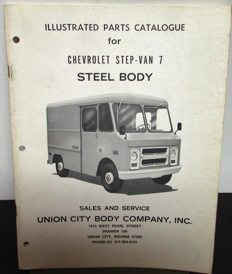 Original 1973 Chevrolet Truck Dealer Brochure Parts Catalog Step-Van Steel Body