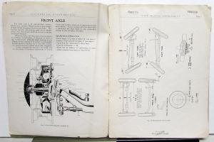 Supplement to Pontiac 1935 Shop Manual Standard Six Original