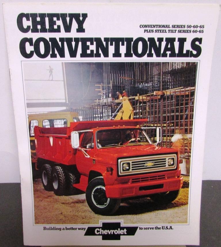 1974 Chevrolet Conventional Cab 50 60 65 Tilt Truck Dealer Brochure Original