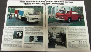 1974 Chevrolet Conventional Cab 50 60 65 Tilt Truck Dealer Brochure Original