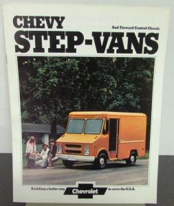 1974 Chevrolet Step-Van Forward Control Chassis Truck Dealer Brochure Original