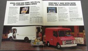 1974 Chevrolet Step-Van Forward Control Chassis Truck Dealer Brochure Original