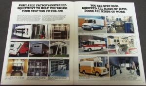 1974 Chevrolet Step-Van Forward Control Chassis Truck Dealer Brochure Original