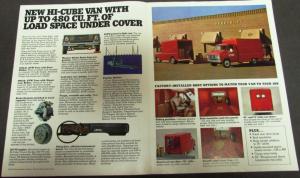 1974 Chevrolet Chevy Hi-Cube Van Truck Dealer Sales Folder Original