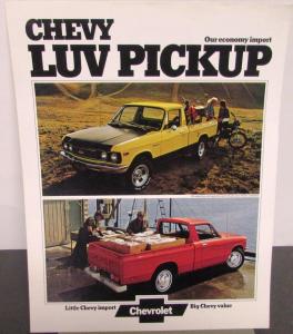 1974 Chevrolet Luv Pickup Truck Dealer Color Sales Folder Original
