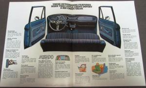 1974 Chevrolet Luv Pickup Truck Dealer Color Sales Folder Original