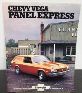 1974 Chevrolet Vega Panel Express Truck Dealer Sales Folder Original