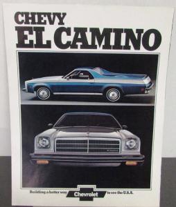 1974 Chevrolet El Camino Truck Dealer Sales Folder Brochure Original