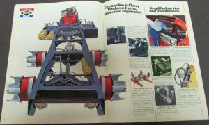 1975 Chevrolet Conventional Cab Series 50 60 65 Truck Dealer Brochure Original