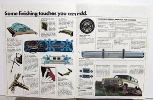 1975 Chevrolet Chevy Suburban Truck Dealer Color Sales Brochure Original