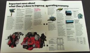 1975 Chevrolet Chevy Van Truck Dealer Color Sales Brochure Original