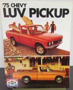 1975 Chevrolet Chevy Luv Pickup Truck Dealer Sales Folder Original